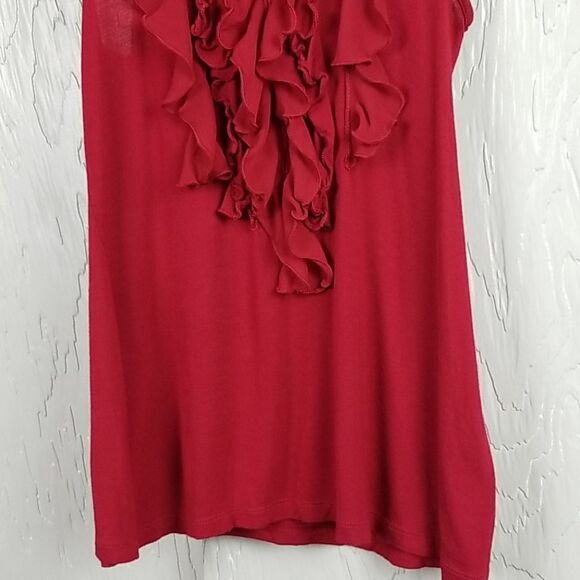 🖤 5/$20 🖤 EXPRESS.. red ruffled tank - Picture 3 of 10